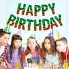 Happy Birthday Banner, Miner Theme Birthday Decorations Creative Happy Birthday Banner for Home Wall Door Window Parties Decor Photo Prop