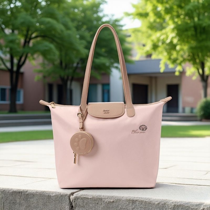 

South-Style Trendy Chio2n Unheard Flower Language Tote Bag Women s Summer Minimalist Large Capacity Handbag Commuter Shoulder Big Bag Light pink