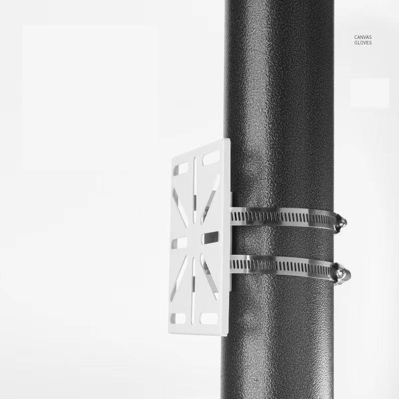 Praktyczny pionowy wspornik montażowy Uchwyt na kamery nadzorcze Mocowanie kamery Tekstura metalu do kamery nadzorczej