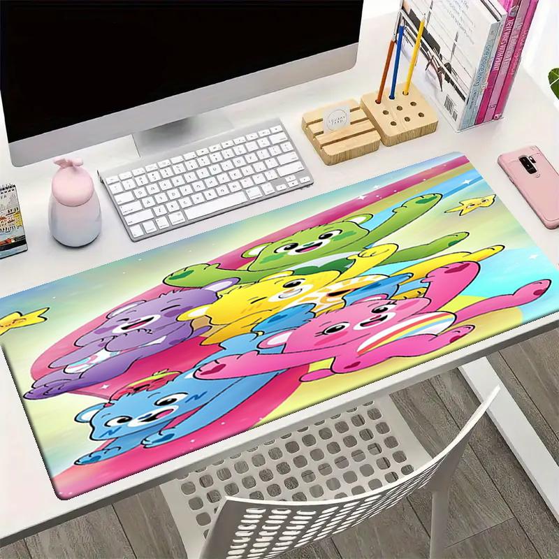 Bear Theme Mouse Pad, Non Slip Rubber Base, Multifunctional Office & Home Decor, Perfect for Workspace Personalization.