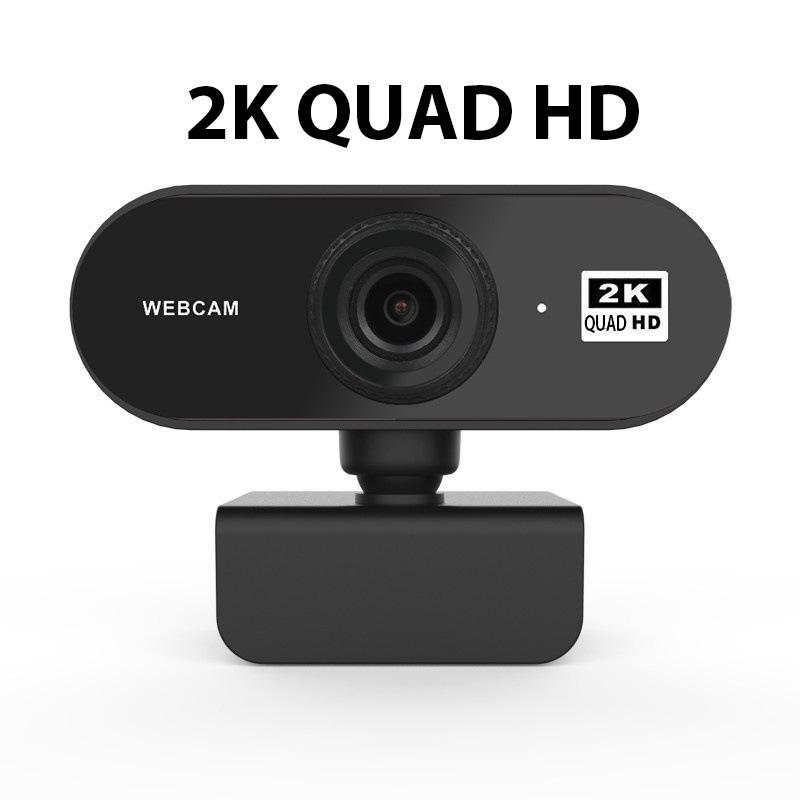 HD 1080P/2K USB Camera for Desktop & Laptop - Live Streaming & Online Classes, Driver-Free