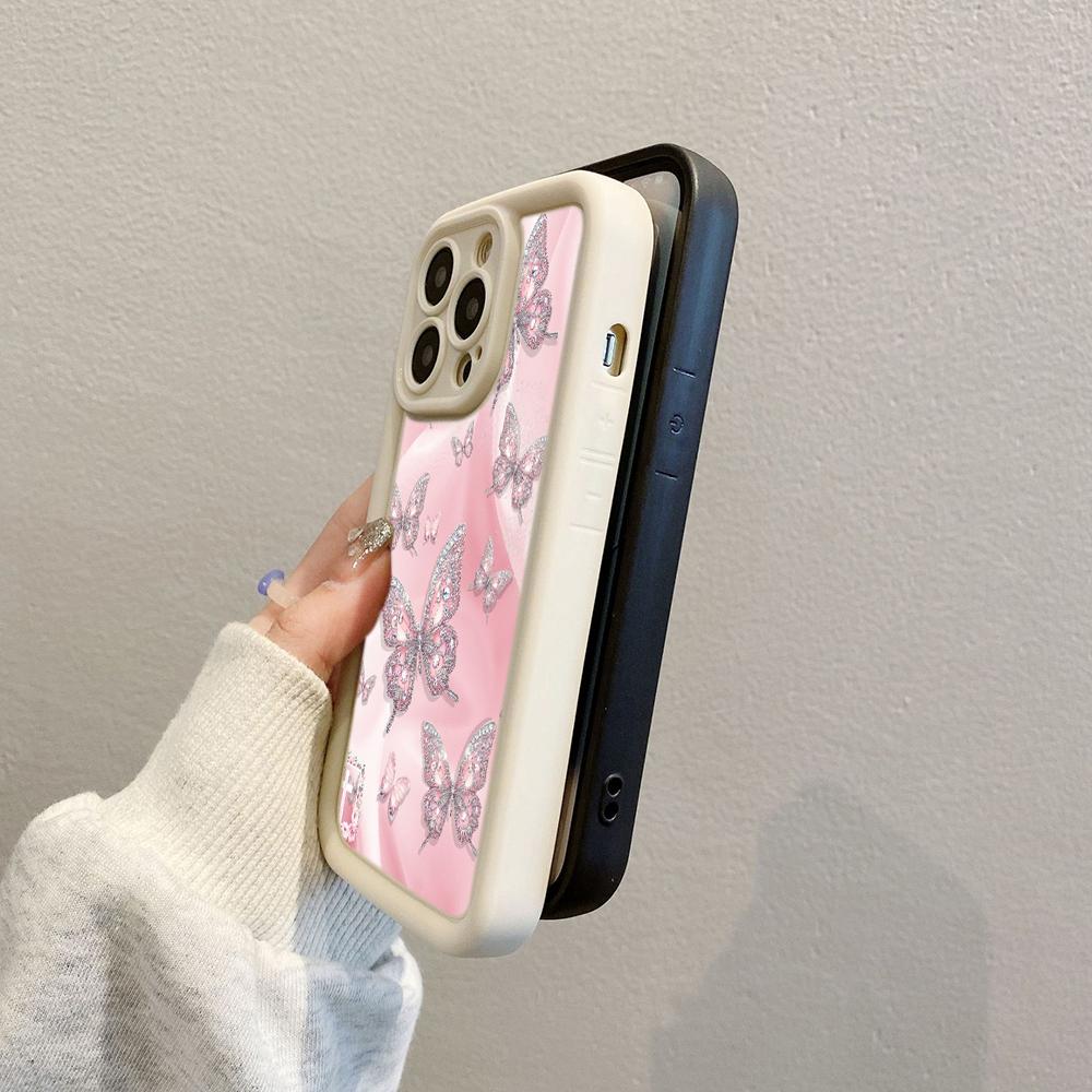 Angel Eye TPU Soft Phone Case for Samsung A05 A04 A10 A30 A13 A23 A53 A14 A24 A34 A54 A15 A25 A35 A55 S20 S23 FE S24 Ultra Ae66 Butterfly flower Cute