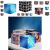 Popular Geometric Magic Cube Magnetic 3x3 Puzzle Toy For Kids Educational And Stress-relieving Material)