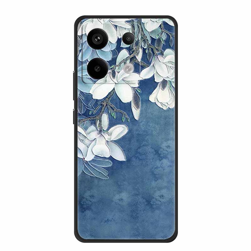 3D Emboss Case For Redmi Note 14S Case 14 S Coque Black Silicone Soft Back Cover For Redmi Note 14 4G 5G Phone Case Note14 Pro
