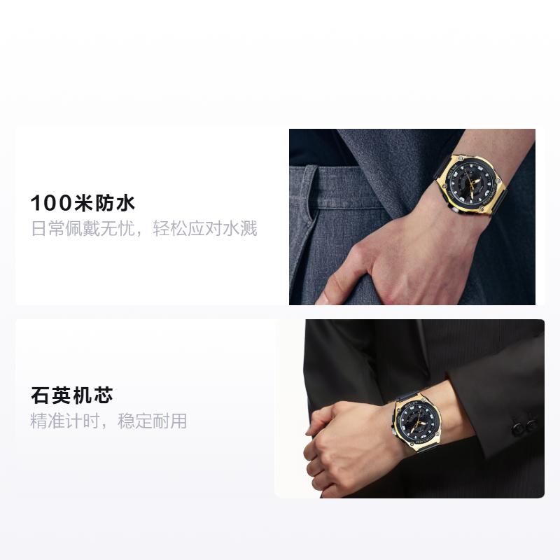 

CASIO YOUTH series-disc three-pin fashion business trend casual retro versatile simple classic waterproof Quartz resin strap men s watch b MWC-100H-9A чорний