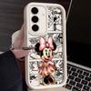 Minnie Mouse Disney Cartoon S26Ultra Case For Samsung Galaxy S26 S25 S24 S22 S23 Ultra S21 Plus S20 S25 FE Protection Soft Cover