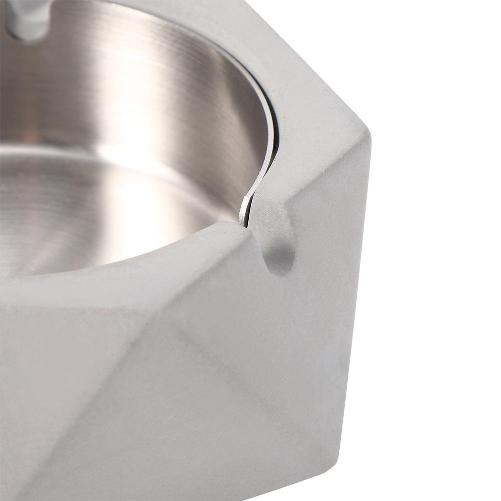 Nordic   Geometric Cement Ashtray Cigarette Ashes Tray Holder for Home Living Room