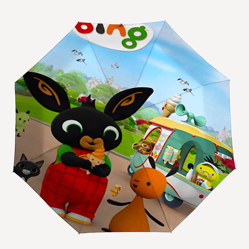 1pc Bing Bunny5 Umbrella, Sun Protection, And UV Shielding. It Has Eight Sturdy Ribs for Outdoor Use And Perfect Gift