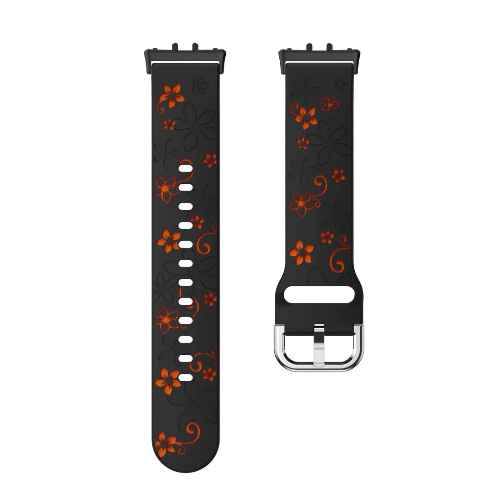 Silikon-Präge-Uhrenarmband für Galaxy Fit3 Wasserdicht und schweißfest Weich und bequem Sport-Uhrenarmband für Galaxy Fit3