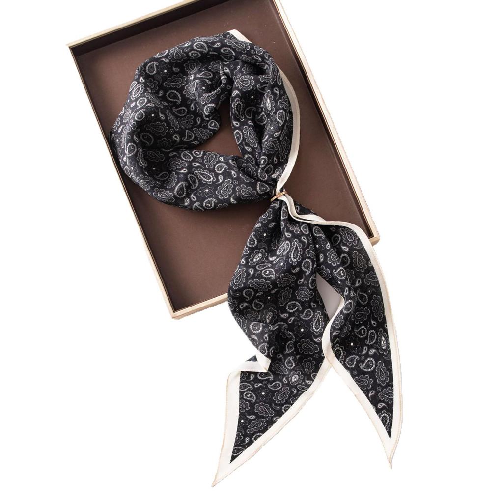 Women's Elegant Double Crepe Scarf: Versatile Commuting Shawl and Sunscreen Sunshade - 2025 Edition