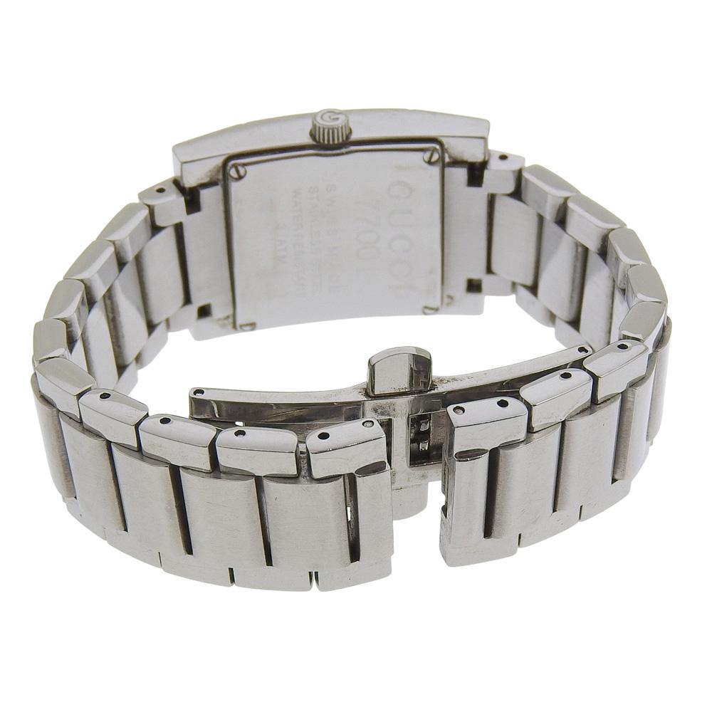 GUCCI Watches 7700L SilverDial Stainless Steel Quartz Analog display Women Used