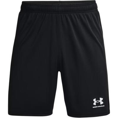 Under Armour Einfarbige Sportshorts mit Logo-Print und elastischem Bund für Herren, Unterteil, Schwarz 1365416-001