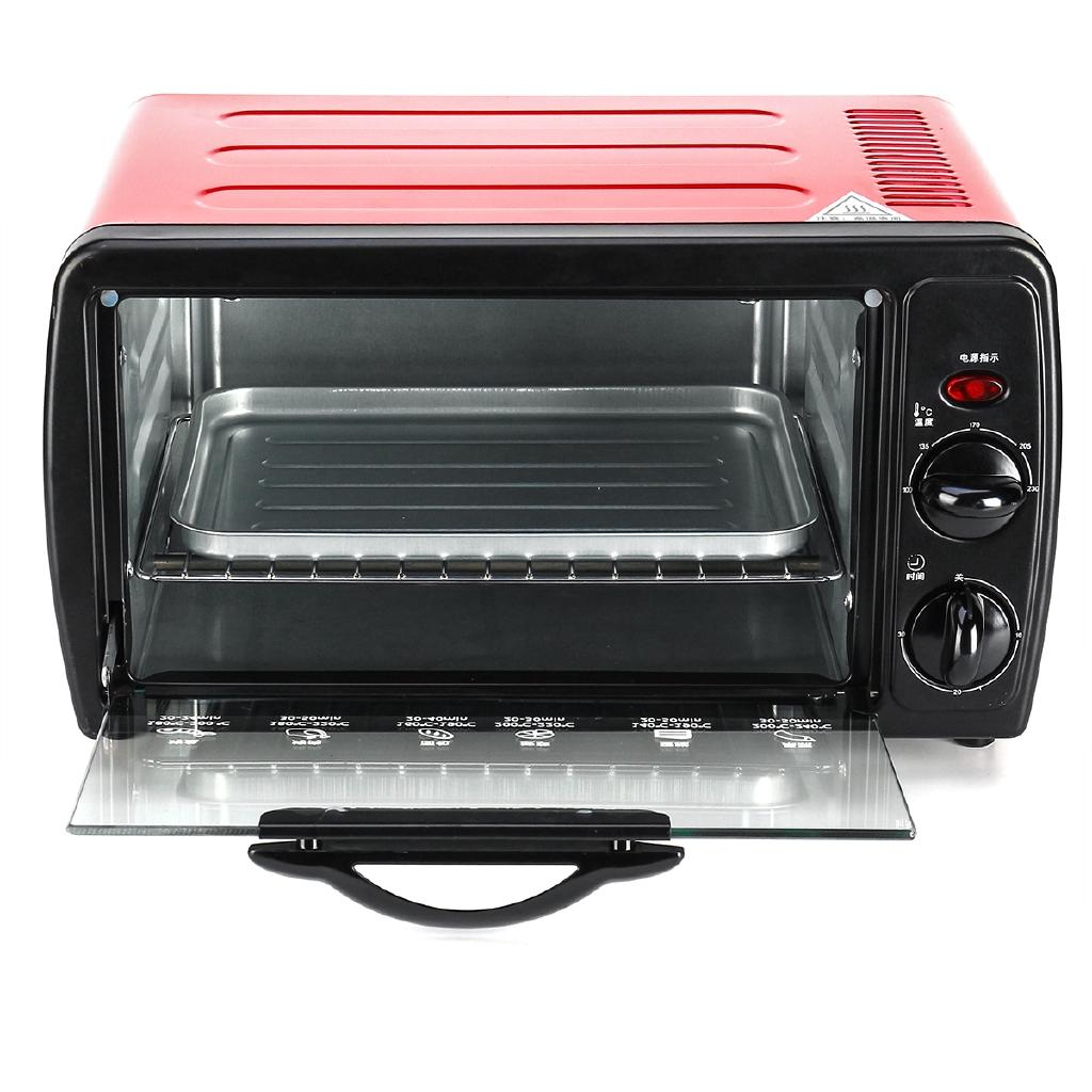 12L Toaster Oven Electric Oven Home Mini Baking Oven Modern Toaster Oven Kitchen 640W
