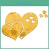 Beautiful 3d Love Heart Mirror Wall Stickers Decal For Stylish Home Decor