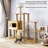 Multi-Level Cat Climbing Frame For Indoor With Scratching Posts Scratching Boards Perches Caves Large Cat Tree Tall Cats Tower