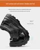 Prince Casual Genuine Leather Sandals for Men - Breathable, Non-Slip, Large Size 48, Ideal for Spring, Autumn, Summer Work.
