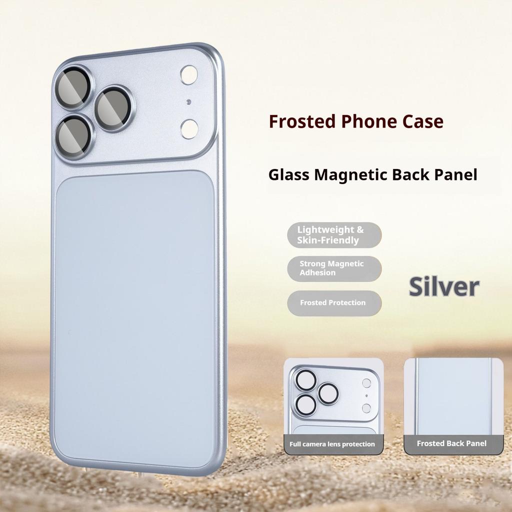 Okamžitě změňte na 17 Pro Max pro IPhone 16 15 14 13 12 Pro Max pro Magsafe pro IPhone 17 Pro Max Tenký kryt se zadní nálepkou AG