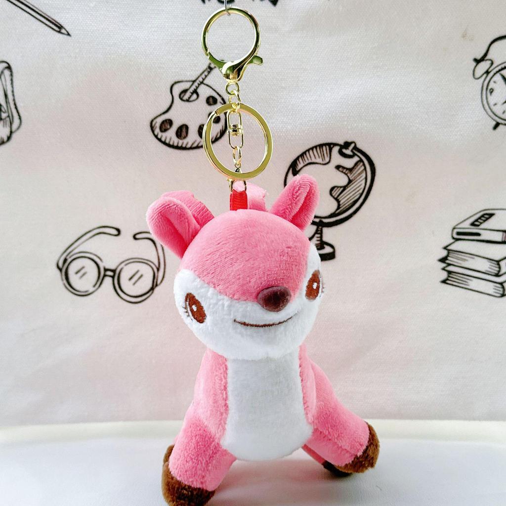 Cross-border Forest Animal Fawn Plush Deer Backpack Pendant