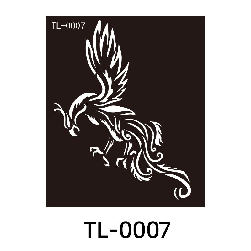 Beauty Sticker Hollow Tattoo Sticker Juice Inkjet Tattoo Template Diy