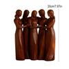 Sisters By My Side Friendship Figurine Resin 5/6 Sisters Sculpture Best Friend Birthday Gifts Celebrates For Women Female
