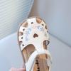 Summer Baby Boy and Girl's Sandals New Embroidered Princess Shoes with Soft Bottom and PU Insole Outdoor
