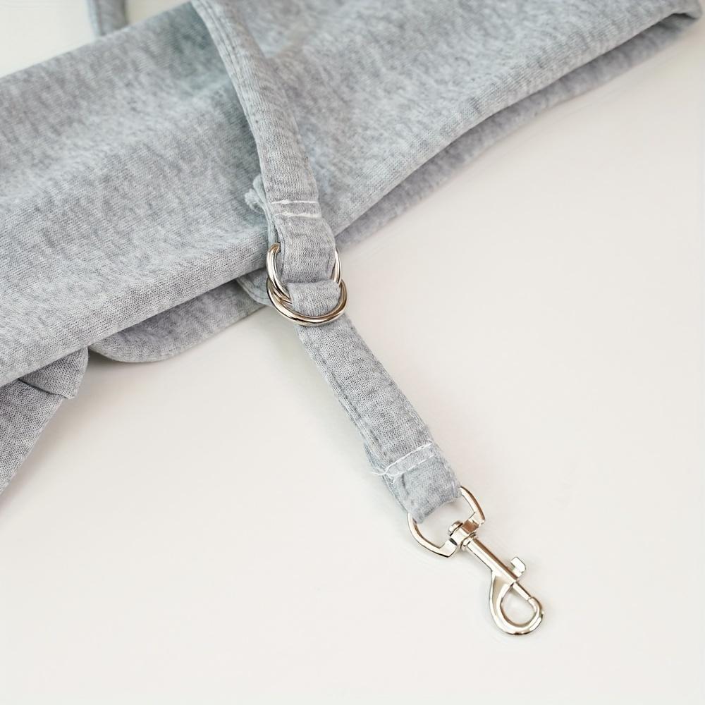 Reversible Pet Carrier Bag for Small Dogs & Cats, Breathable Soft Polyester with Wide Shoulder Strap and Pocket, Snap Closure