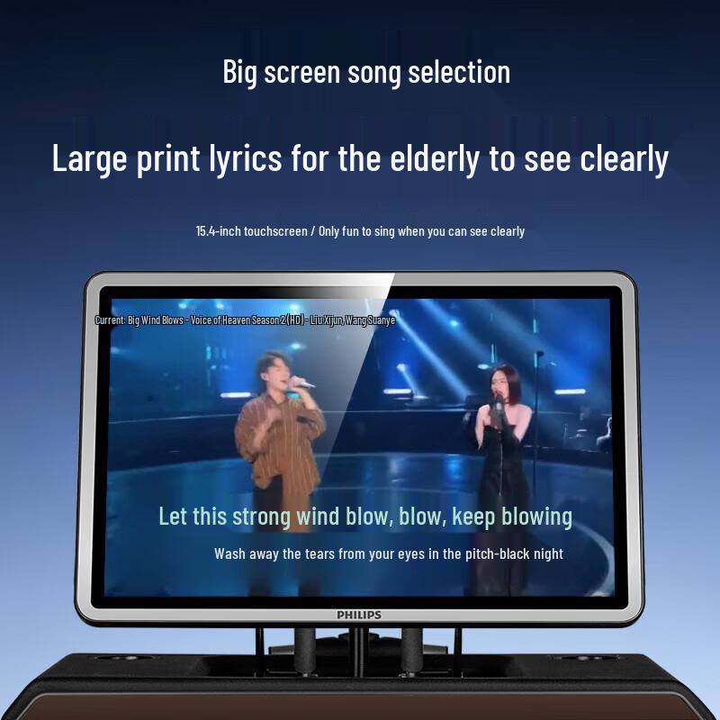 Philips SD239EX Portable Karaoke Speaker System (CN Version)