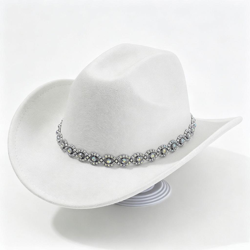 Men and Women Jazz Top Hat Party Festival Stage Performance Simple Top Hat Premium Wool Hat Western Cowboy Hat