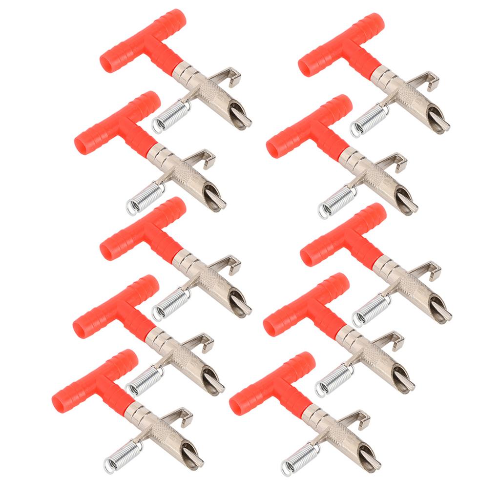 10PCS Rabbit Automatic Nipple Drinkers Farm Poultry Drinking Spring Type Accessories