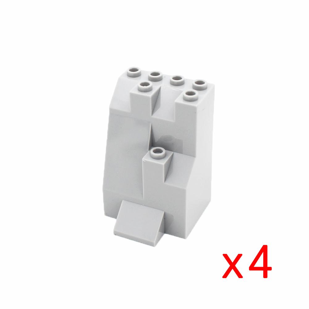 Kit de construction de panneau rocheux MOC: Briques de Pierre Créatives Montagne & Colline pour Rocaille de Jardin DIY ou Décor de Rue Urbaine