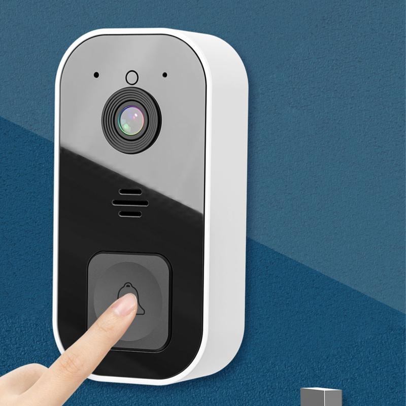 Smart trådløs mini videoringeklokke Variabel lyd Infrarød Hd Nattsyn Klart bildesikkerhet