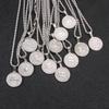 12 Constellation Zodiac Sign Necklace Steel Bag Pendant Charms  DIY Jewelry Making