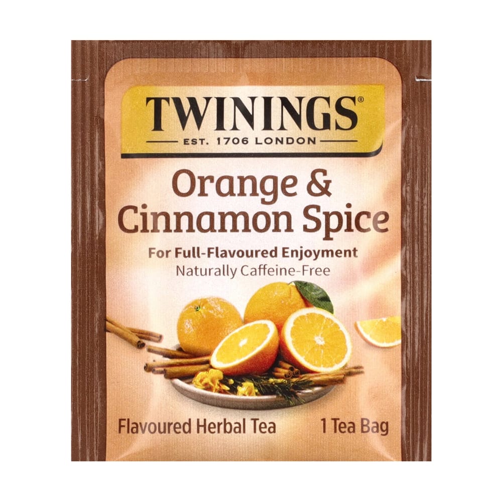 Twinings Aromatisierter Kräutertee, Orange & Zimtgewürz, Koffeinfrei, 20 Teebeutel, 40g (1.41oz)