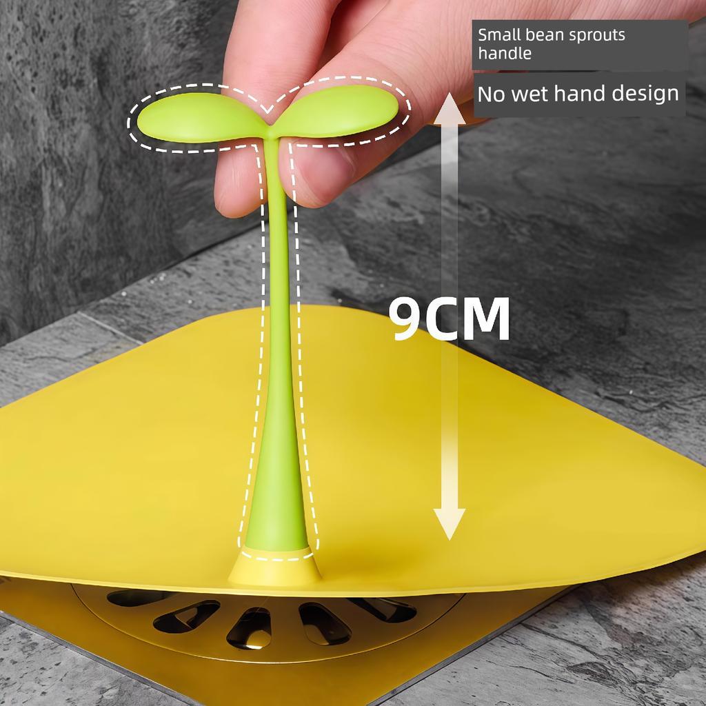 Bean sprout floor drain Deodorizing Filter silicone Deodorizing Filter pad closure cover toilet insect-proof anti-odor toilet Bathroom Kitchen