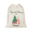 Personalised Rabbit Bunny Santa Sack Christmas Stocking Merry Xmas Eve Holiday Home Decoration Kid Girl Boy Gift Present Toy Bag