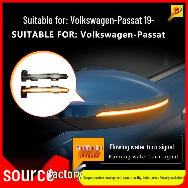 Volkswagen Passat 2019+ Rearview Mirror Sequential Turn Signal with Blue Tint