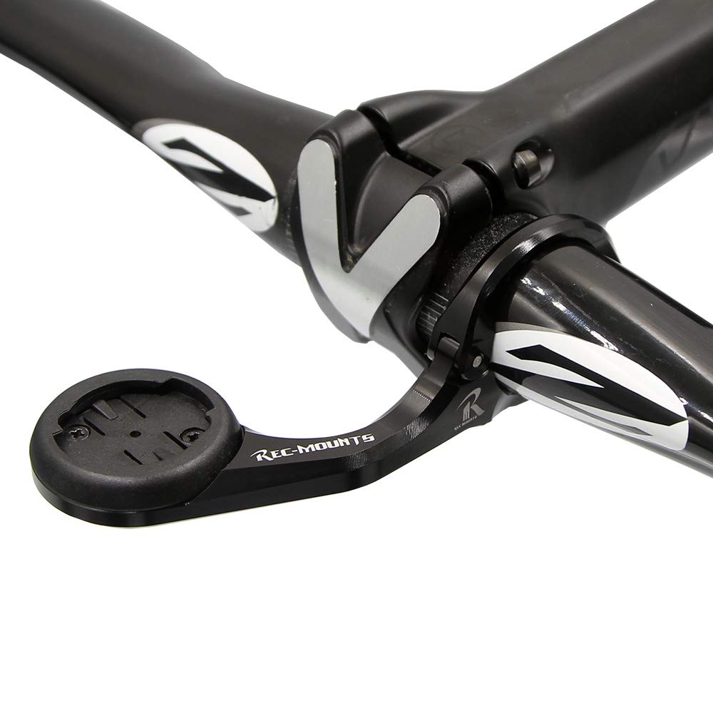 RecMount Garmin Combo Mount, Short Cantilever, Left-Handed (Standard Width), 31.8mm (Black) for GM-AERO12+GP