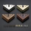 Nails Jewelry Box Guard Corner  Protectors Furniture Hardware Corner Brackets Decorative Protectors