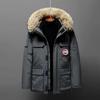 2026 Men's Winter Cotton Jacket: Thickened, Warm, Real Fur Collar, Korean Style