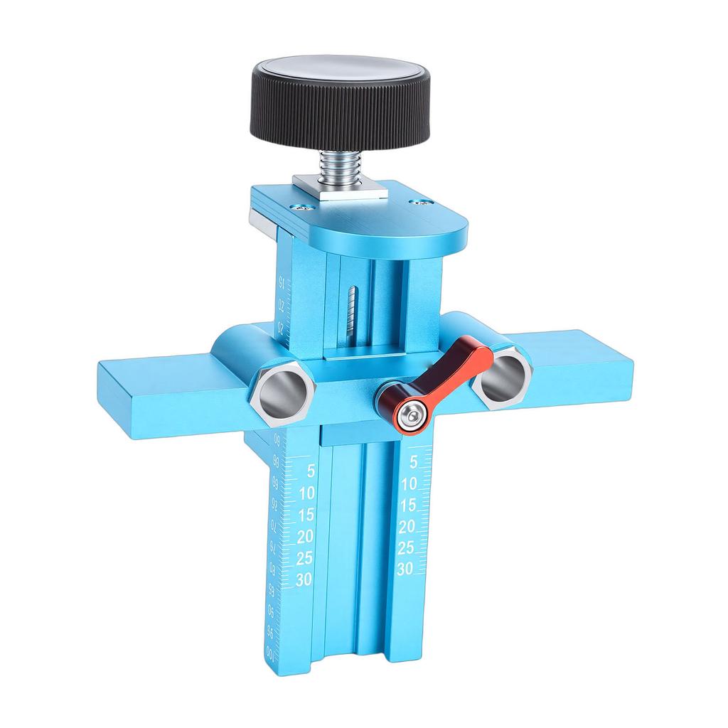 Cabinet Door Installation Positioner 0 30mm Adjustable Aluminium Alloy Hardware Jig 3 in 1 Mounting Position Tool