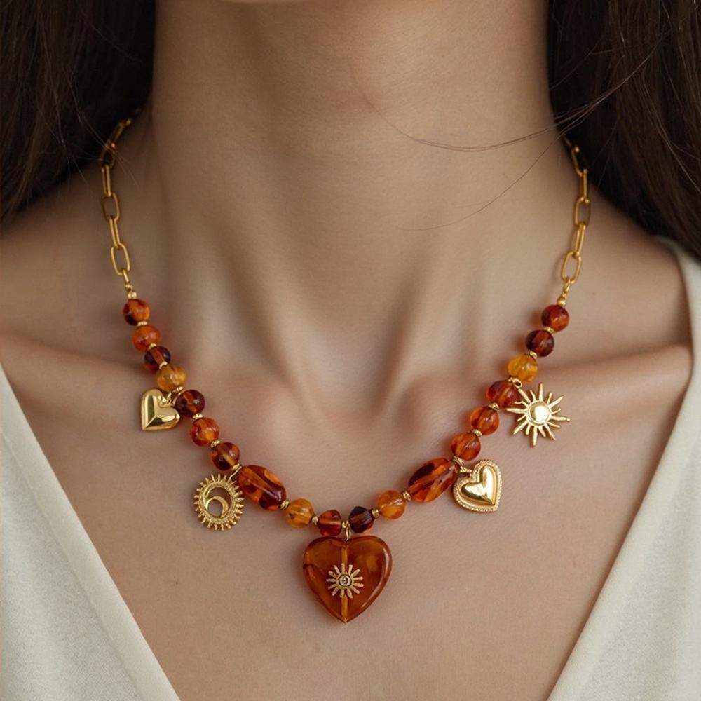 

Модное ожерелье для женских украшений золотой