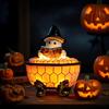 Ghost Bubble Bath Light Halloween Ghost Reading Book Night Light Handmade LED Table Lamp for Bedroom Study Room Bathroom Decor