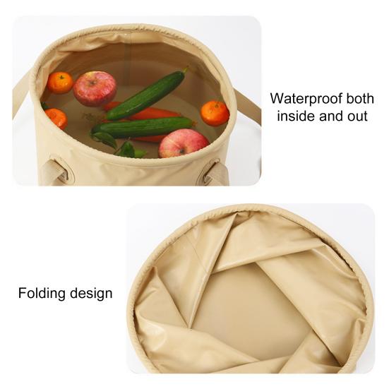 Collapsible Bucket Folding Water Container Portable Camp Wash Basin for Outdoor Traveling Hiking Fishing Car Washing Gardening