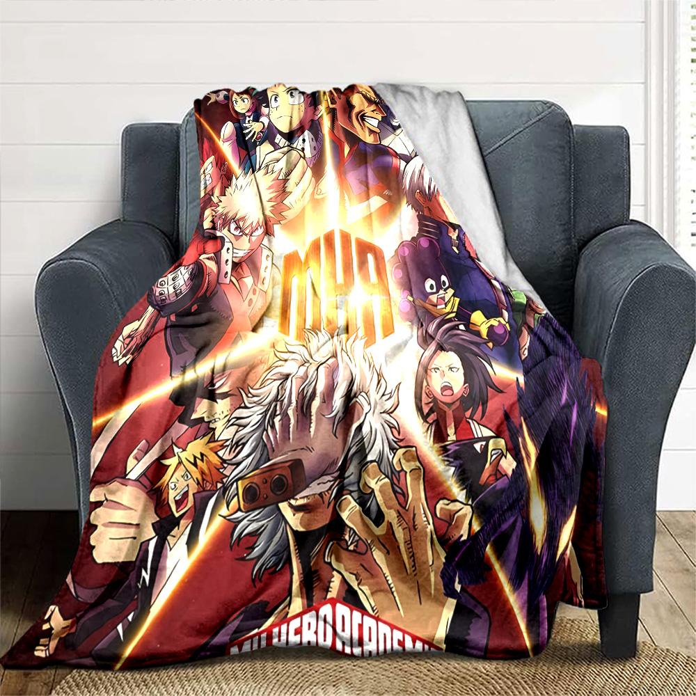 Heroic Adventures Unite Flannel Blanket Super Soft Warm Cozy Blanket For Sofa Bed Office Travel Allseason Home Decor Gift
