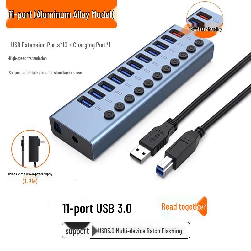Xiaomi USB Hub Multi-Port Extender with Power Switch
