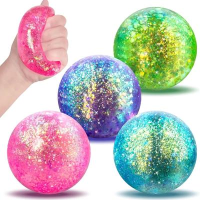 Maltose Colorful Aurora Fidget Squishes Cute Slow Rebound Squishy Stress Ball Soft Venting Stress Ball Squishy Toys Slow Rising