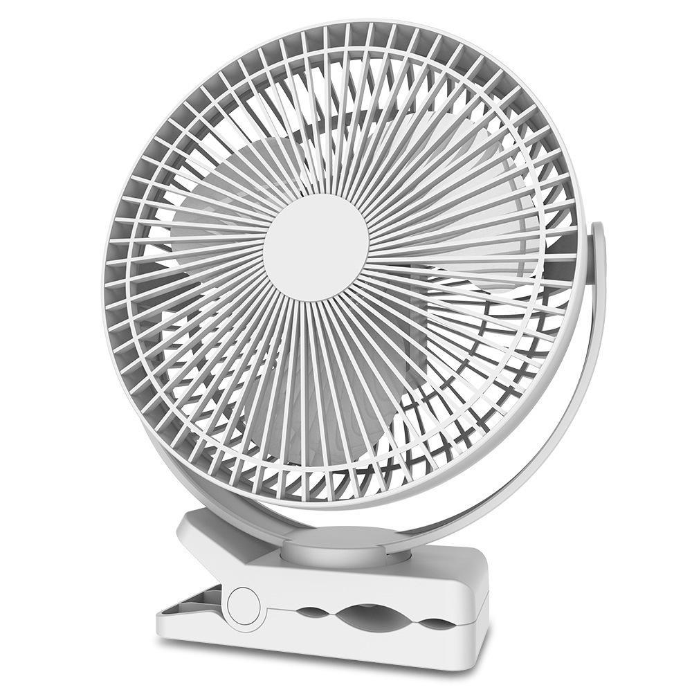 Tragbarer, per USB wiederaufladbarer 8-Zoll-Clip-On-Ventilator von ATEnge mit hoher Windkraft und Akku mit großer Kapazität.