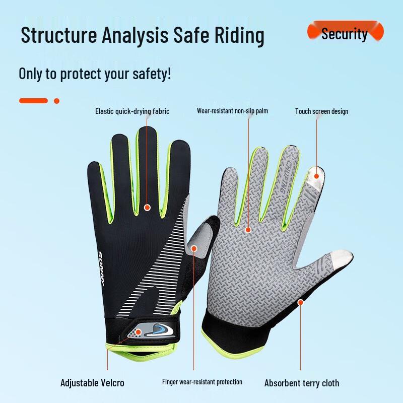Nanjiren Touchscreen Cycling & Motorcycle Gloves