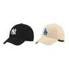 MLB Cotton Baseball Caps Unisex Khaki+Black Combo Box, Shopping Bag   Fashion 3ACP6601N-07BGS
