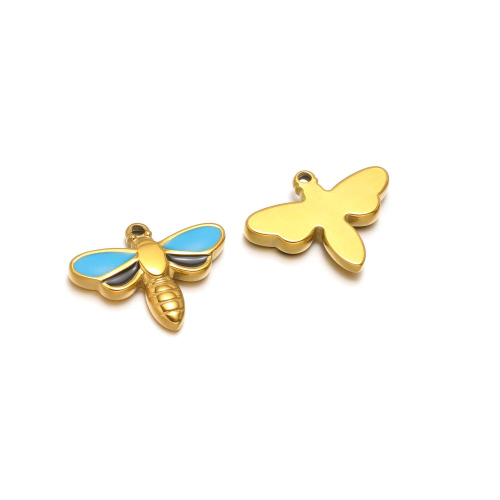 5pcs Stainless Steel Enamel Tortoise Gold Charms Exquisite Turtle Pendant DIY Jewelry Necklace Findings Bracelet Earrings Making